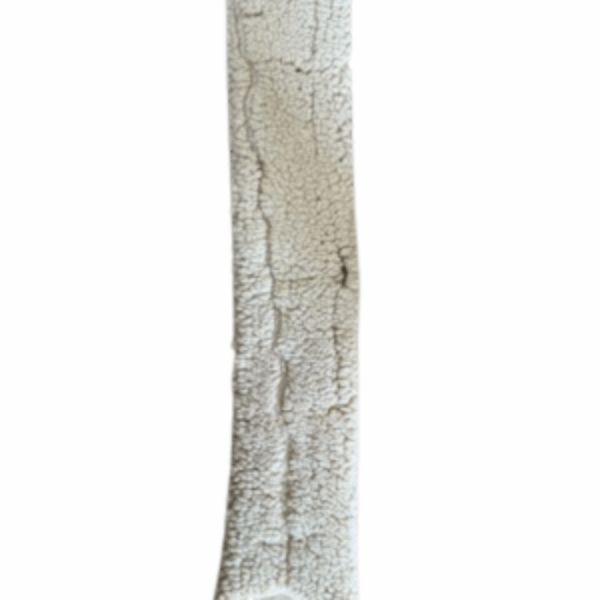 White Fleece Girth Cover - Used